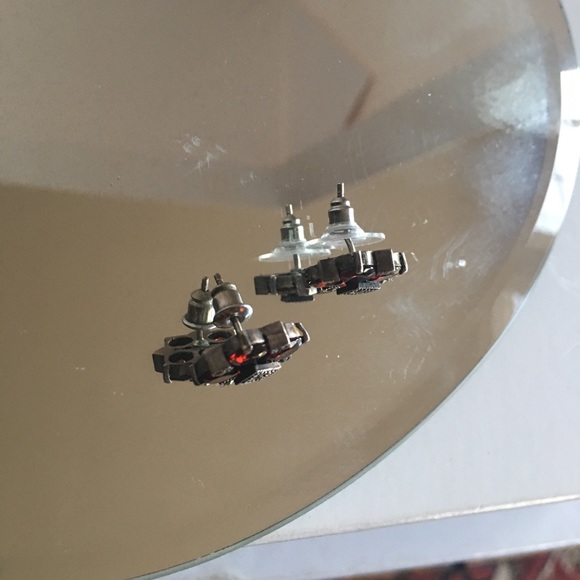 Garnet hemalyka 925 sterling silver earrings⭐️ - Picture 2 of 15